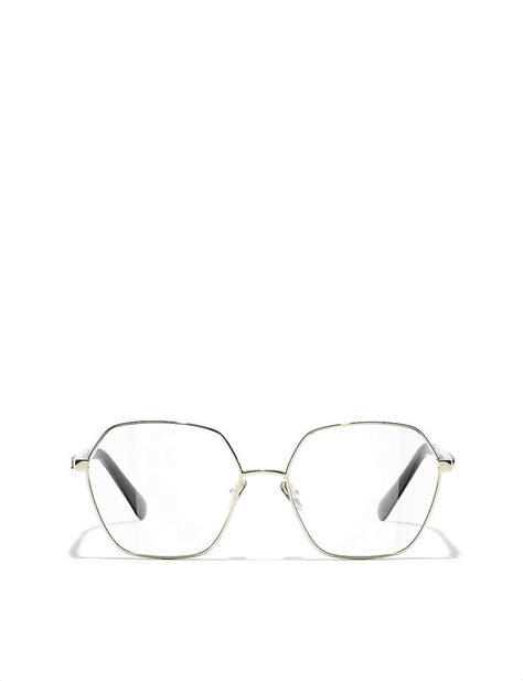 CHANEL 2204 Round Metal & Sequins Glasses